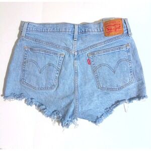 Levi Strauss 501 Distressed Denim Cutoff Shorts Light Wash Women's Size 31